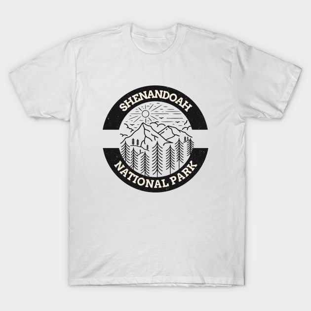 Shenandoah National Park, Virginia T-Shirt by Mountain Morning Graphics